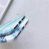 Simple Marble Soft TPU Phone Case Back Cover for iPhone 11/11 Pro/11 Pro Max/XS Max/XR/XS/X/8 Plus/8/7 Plus/7 - halloladies
