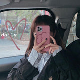 Pink Cartoon Clound Print Soft Phone Case Back Cover - iPhone 11/11 Pro/11 Pro Max/XS Max/XR/XS/X/8 Plus/8/7 Plus/7 - halloladies