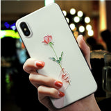 Extra Simple Cartoon Paint Phone Case Soft Back Cover for iPhone 11/11 Pro/11 Pro Max/XS Max/XR/XS/X/8 Plus/8/7 Plus/7 - halloladies