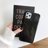 Curved Suitcase Plain Soft Phone Case Back Cover - iPhone 11/11 Pro/11 Pro Max/XS Max/XR/XS/X/8 Plus/8/7 Plus/7 - halloladies