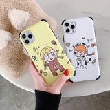 Cute Cartoon Biu Biu Phone Case Back Cover for iPhone 11 Pro Max/11 Pro/11/XS Max/XR/XS/X/8 Plus/8/7 Plus/7 - halloladies