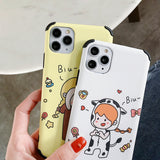Cute Cartoon Biu Biu Phone Case Back Cover for iPhone 11 Pro Max/11 Pro/11/XS Max/XR/XS/X/8 Plus/8/7 Plus/7 - halloladies