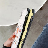 Cute Cartoon Biu Biu Phone Case Back Cover for iPhone 11 Pro Max/11 Pro/11/XS Max/XR/XS/X/8 Plus/8/7 Plus/7 - halloladies