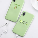 Carton Green Avocado Lemon Soft Phone Case Back Cover - iPhone 11/11 Pro/11 Pro Max/XS Max/XR/XS/X/8 Plus/8/7 Plus/7 - halloladies