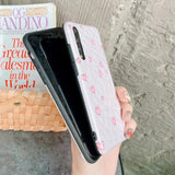 Cute Simple Diamond Pattern Little Love Heart Phone Case Back Cover for iPhone 11 Pro Max/11 Pro/11/XS Max/XR/XS/X/8 Plus/8/7 Plus/7 - halloladies