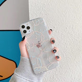 Cute Creative Candy Line Puppy Clear Soft Phone Case Back Cover - iPhone 12 Pro Max/12 Pro/12/12 Mini/SE/11 Pro Max/11 Pro/11/XS Max/XR/XS/X/8 Plus/8 - halloladies