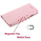 Leather Wallet Magnet Card Holder Flip Soft TPU Glitter Phone Case Back Cover - iPhone 12 Pro Max/12 Pro/12/12 Mini/SE/11 Pro Max/11 Pro/11/XS Max/XR/XS/X/8 Plus/8 - halloladies