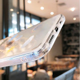 Cute Scrawl Transparent Soft Phone Case Back Cover - iPhone 12 Pro Max/12 Pro/12/12 Mini/SE/11 Pro Max/11 Pro/11/XS Max/XR/XS/X/8 Plus/8 - halloladies