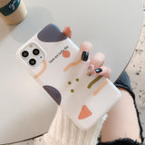 Simple Scrawl Letter Glossy Soft Phone Case Back Cover - iPhone 11/11 Pro/11 Pro Max/XS Max/XR/XS/X/8 Plus/8/7 Plus/7 - halloladies