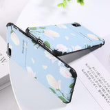 White Flower Letters Phone Case Back Cover for iPhone XS Max/XR/XS/X/8 Plus/8/7 Plus/7/6s Plus/6s/6 Plus/6 - halloladies