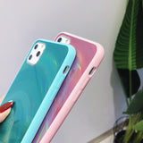 Gradient Rainbow Laser Acrylic Phone Case Back Cover for iPhone 11/11 Pro/11 Pro Max/XS Max/XR/XS/X/8 Plus/8/7 Plus/7 - halloladies