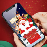 Cartoon Christmas Tempered Glass Phone Case Back Cover - iPhone 11/11 Pro/11 Pro Max/XS Max/XR/XS/X/8 Plus/8/7 Plus/7 - halloladies