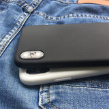 White Black Matte Soft Phone Case Back Cover - iPhone 12 Pro Max/12 Pro/12/12 Mini/SE/11 Pro Max/11 Pro/11/XS Max/XR/XS/X/8 Plus/8 - halloladies