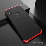 Luxury Contrast Color Metal Aluminum Armor Phone Case Back Cover - iPhone 11 Pro Max/11 Pro/11/XS Max/XR/XS/X/8 Plus/8/7 Plus/7 - halloladies