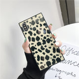Square Leopard Shell Soft TPU Phone Case Back Cover for iPhone XS Max/XR/XS/X/8 Plus/8/7 Plus/7/6s Plus/6s/6 Plus/6 - halloladies