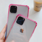 Luxury Gradient Colorful Bumper Soft Phone Case Back Cover - iPhone 12 Pro Max/12 Pro/12/12 Mini/SE/11 Pro Max/11 Pro/11/XS Max/XR/XS/X/8 Plus/8 - halloladies