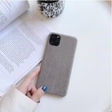 Winter Warm Furry Solid Color Soft Phone Case Back Cover for iPhone 12 Pro Max/12 Pro/12/12 Mini/SE/11 Pro Max/11 Pro/11/XS Max/XR/XS/X/8 Plus/8 - halloladies