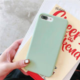 Liquid Silicone Soft Phone Case Back Cover for iPhone XS Max/XR/XS/X/8 Plus/8/7 Plus/7/6s Plus/6s/6 Plus/6 - halloladies