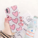 Cute Dream Shell Love Heart Phone Case Back Cover - iPhone XS Max/XR/XS/X/8 Plus/8/7 Plus/7/6s Plus/6s/6 Plus/6 - halloladies