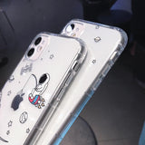 Cartoon Astronaut Planet Soft Clear Phone Case Back Cover for iPhone 12 Pro Max/12 Pro/12/12 Mini/SE/11 Pro Max/11 Pro/11/XS Max/XR/XS/X/8 Plus/8 - halloladies