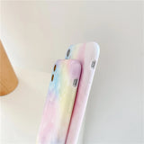 Colorful Rainbow Cloud Soft Silicone Phone Case Back Cover for iPhone 12 Pro Max/12 Pro/12/12 Mini/SE/11 Pro Max/11 Pro/11/XS Max/XR/XS/X/8 Plus/8 - halloladies