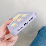 Purple Silicone Phone Case bottom