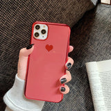 Luxury Sweet Heart Phone Case Back Cover - iPhone 12 Pro Max/12 Pro/12/12 Mini/SE/11 Pro Max/11 Pro/11/XS Max/XR/XS/X/8 Plus/8 - halloladies