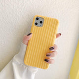 Curved Suitcase Plain Soft Phone Case Back Cover - iPhone 11/11 Pro/11 Pro Max/XS Max/XR/XS/X/8 Plus/8/7 Plus/7 - halloladies