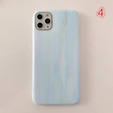Fashion Smooth Granite Marble Texture Phone Case Back Cover for iPhone 11/11 Pro/11 Pro Max/XS Max/XR/XS/X/8 Plus/8/7 Plus/7 - halloladies