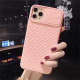 Camera Protection Shockproof Solid Color Soft Phone Case Back Cover - iPhone 12/12pro/12pro max/12mini/11/11 Pro/11 Pro Max/XS Max/XR/XS/X/8 Plus/8/7 Plus/7 - halloladies