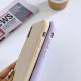 Simple Candy Color Quicksand Texture Surface Soft Phone Case Back Cover - iPhone 11/11 Pro/11 Pro Max/XS Max/XR/XS/X/8 Plus/8/7 Plus/7 - halloladies