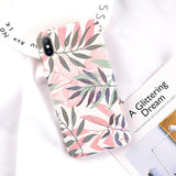 Vintage Flower Leaf Phone Case Back Cover - iPhone 11 Pro Max/11 Pro/11/XS Max/XR/XS/X/8 Plus/8 - halloladies