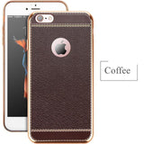 Luxury 3D Leather Retro Soft TPU Silicone Phone Case Back Cover for iPhone 11 Pro Max/11 Pro/11/XS Max/XR/XS/X/8 Plus/8/7 Plus/7 - halloladies