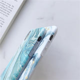Simple Marble Soft TPU Phone Case Back Cover for iPhone 11/11 Pro/11 Pro Max/XS Max/XR/XS/X/8 Plus/8/7 Plus/7 - halloladies