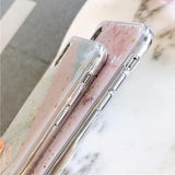 Glitter Gold Foil Marble Soft Phone Case Back Cover - iPhone 11/11 Pro/11 Pro Max/XS Max/XR/XS/X/8 Plus/8/7 Plus/7 - halloladies
