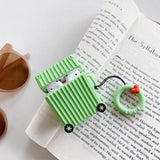 Creative Luggage Candy Color Airpods Case Wireless Bluetooth Earphone Cases for Airpods - halloladies