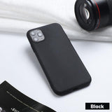 Candy Color Soft Silicone Phone Case Back Cover for iPhone 11/11 Pro/11 Pro Max/XS Max/XR/XS/X/8 Plus/8/7 Plus/7 - halloladies