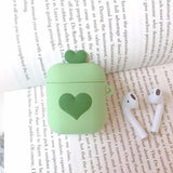 3D Love Heart Candy Color Airpods Case Wireless Bluetooth Earphone Cases for Airpods - halloladies