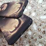 Space Planet Moon Phone Case Back Cover - iPhone XS Max/XR/XS/X/8 Plus/8/7 Plus/7/6s Plus/6s/6 Plus/6 - halloladies