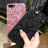 Fashion Sparkle Glitter Powder Sequins Diamond Phone Case Back Cover - iPhone 11 Pro Max/11 Pro/11/XS Max/XR/XS/X/8 Plus/8/7 Plus/7/6s Plus/6s/6 Plus/6us/6s/6 Plus/6 - halloladies