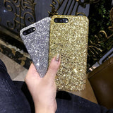 Fashion Sparkle Glitter Powder Sequins Diamond Phone Case Back Cover - iPhone 11 Pro Max/11 Pro/11/XS Max/XR/XS/X/8 Plus/8/7 Plus/7/6s Plus/6s/6 Plus/6us/6s/6 Plus/6 - halloladies