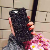 Fashion Sparkle Glitter Powder Sequins Diamond Phone Case Back Cover - iPhone 11 Pro Max/11 Pro/11/XS Max/XR/XS/X/8 Plus/8/7 Plus/7/6s Plus/6s/6 Plus/6us/6s/6 Plus/6 - halloladies