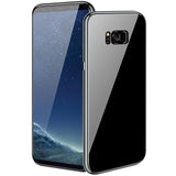Colorful Magnetic Adsorption PC+Tempered Glass Phone Case Back Cover - iPhone 11 Pro Max/11 Pro/11/XS Max/XR/XS/X/8 Plus/8/7 Plus/7 - halloladies