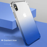 Luxury Corner Bubble Gradient Soft Silicon Phone Case Back Cover - iPhone XS Max/XR/XS/X/8 Plus/8/7 Plus/7/6s Plus/6s/6 Plus/6 - halloladies