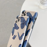 Cute Butterfly Soft Phone Case Back Cover for iPhone 12 Pro Max/12 Pro/12/12 Mini/SE/11 Pro Max/11 Pro/11/XS Max/XR/XS/X/8 Plus/8 - halloladies