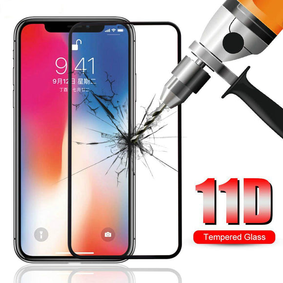 Tempered Glass 11D Full Protective Screen Protector for iPhone 12 Pro Max/12 Pro/12/12 Mini/SE/11 Pro Max/11 Pro/11/XS Max/XR/XS/X/8 Plus/8 - halloladies