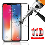 Tempered Glass 11D Full Protective Screen Protector for iPhone 12 Pro Max/12 Pro/12/12 Mini/SE/11 Pro Max/11 Pro/11/XS Max/XR/XS/X/8 Plus/8 - halloladies