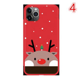 Red Cartoon Christmas Phone Case Back Cover - iPhone 11/11 Pro/11 Pro Max/XS Max/XR/XS/X/8 Plus/8/7 Plus/7 - halloladies