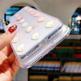 Cute 3D Shell Transparent Phone Case Back Cover - iPhone XS Max/XR/XS/X/8 Plus/8/7 Plus/7/6s Plus/6s/6 Plus/6 - halloladies