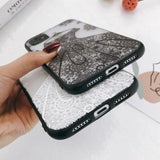 Lace Wedding Dress Transparent Phone Case Back Cover - iPhone 11/11 Pro/11 Pro Max/XS Max/XR/XS/X/8 Plus/8/7 Plus/7 - halloladies
